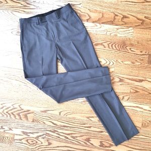 Louis Raphael Gray Flat Front Tailored Dress Pants